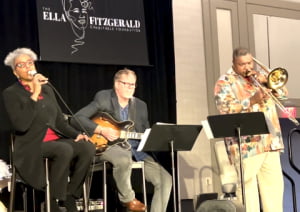 JEN 2024 concert with Dave Stryker and Wycliffe Gordon. Too much fun!!