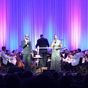 With Denzal Sinclaire doing our "Unforgettable: Nat and Natalie Cole" Pops Program 2019.