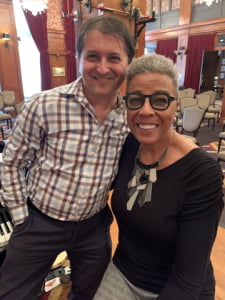 Pianist Tamir Hendleman, rehearsal at the Los Angeles Athletic Club