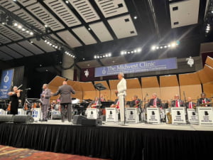 2021 Midwest Clinic in Chicago with the Count Basie Band