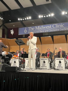 2021 Midwest Clinic in Chicago with the Count Basie Band