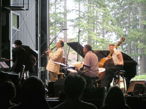 Saturday Mainstage matinee with the great (and charming) Buddy DeFranco, Jeff Hamilton, Bill Mays, Chuck Deardorf, Dan Balmer.