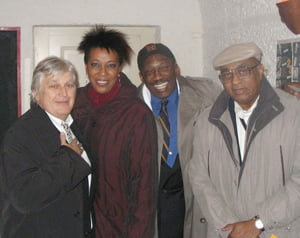 My trio at Marians' Jazzroom, Berne, Switzerland: Jack Van Poll, Reggie Johnson, Alvin Queen