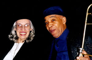 My big sister and brother, Jane Jarvis and Benny Powell
Lionel Hampton Jazz Festival 
2001